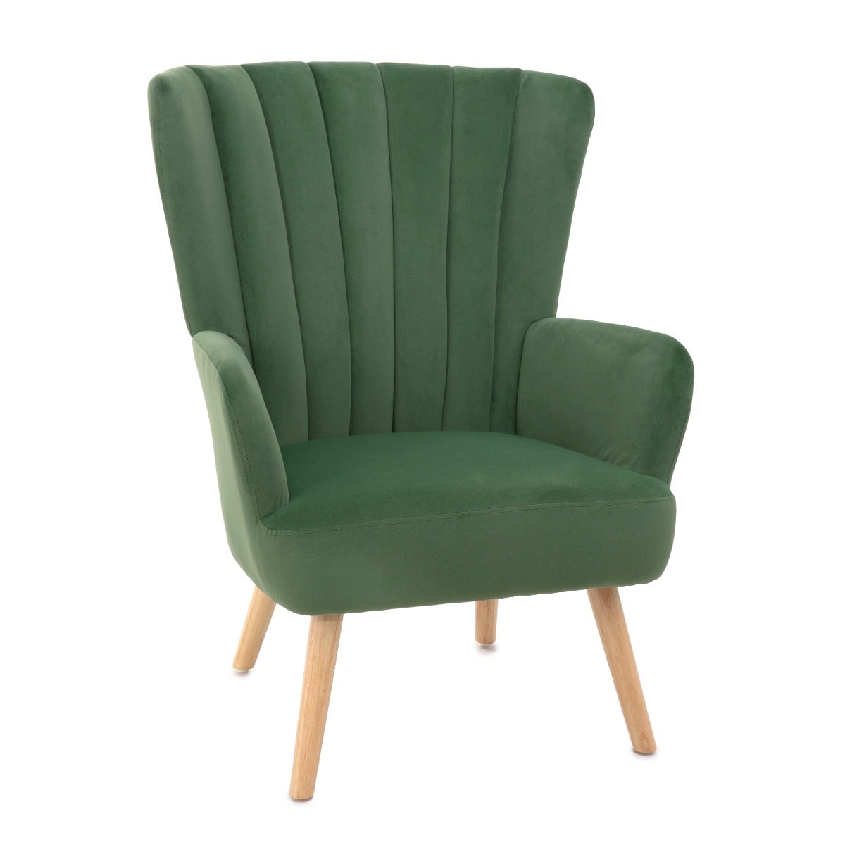 Fotel MILLS zielony 75x79x102 cm