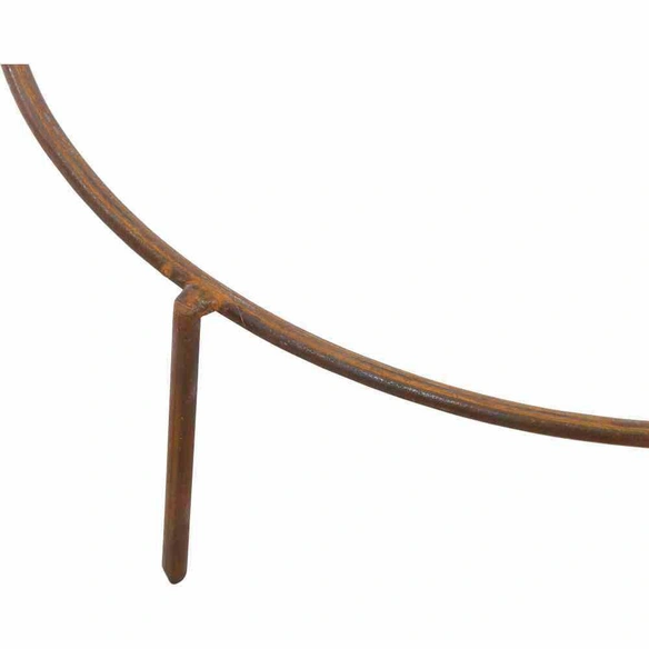 Feuerschale, Höhe: 31 cm, rostfarben