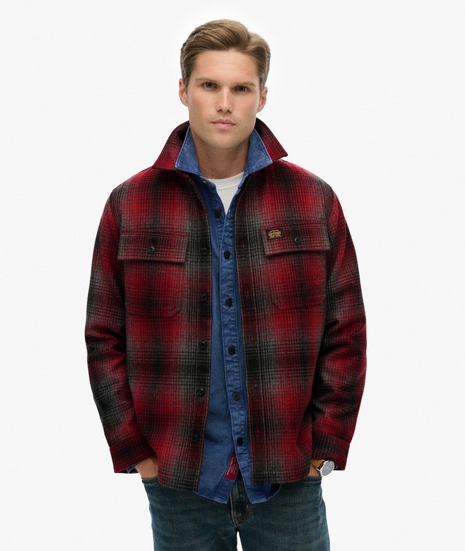 Wool Blend Miller Overshirt