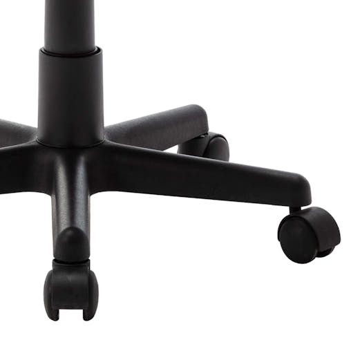 NNEVL Office Chair Black 44x52x100 cm Mesh Fabric