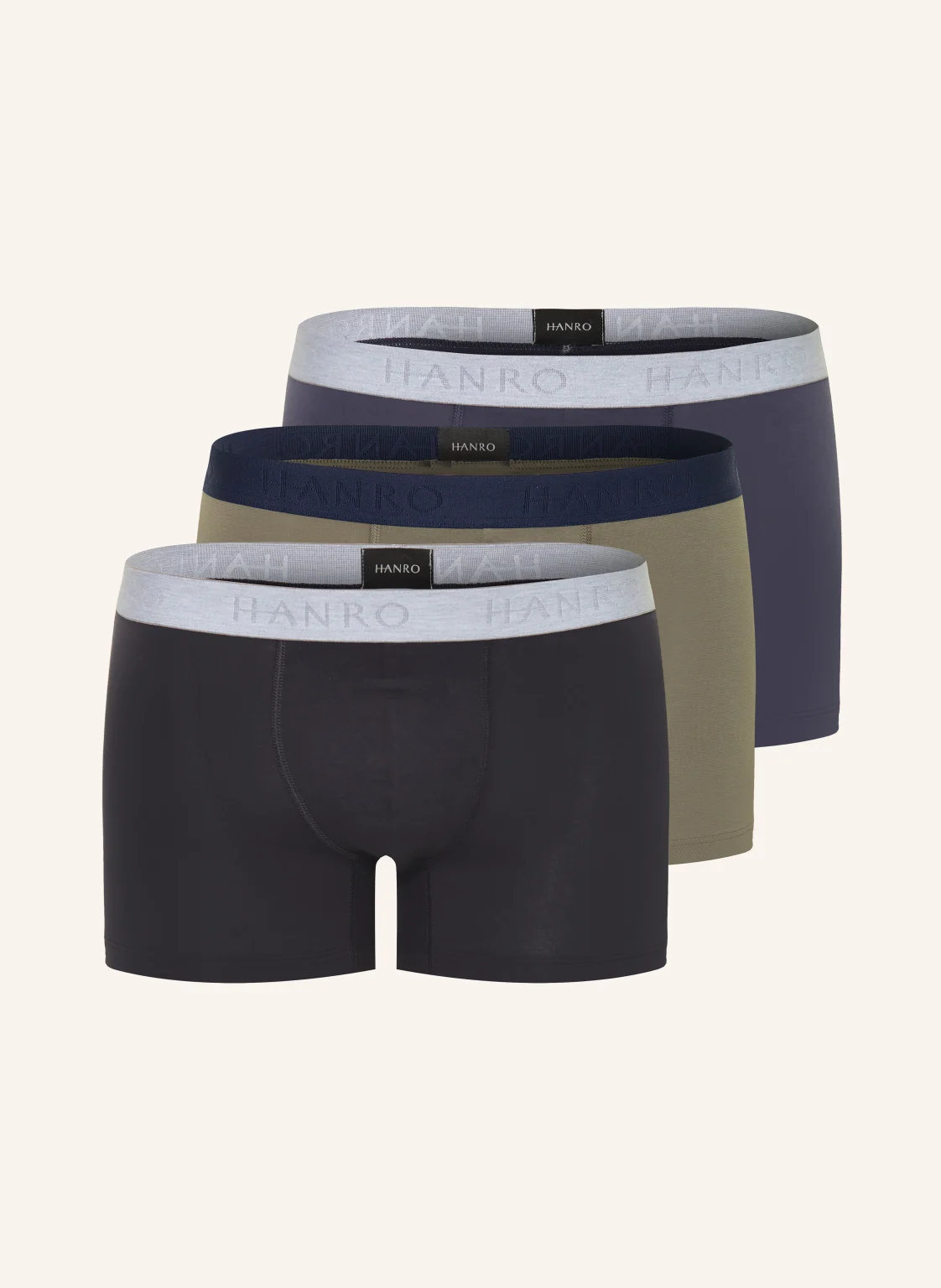 HANRO 2er-Pack Boxershorts COTTON ESSENTIALS