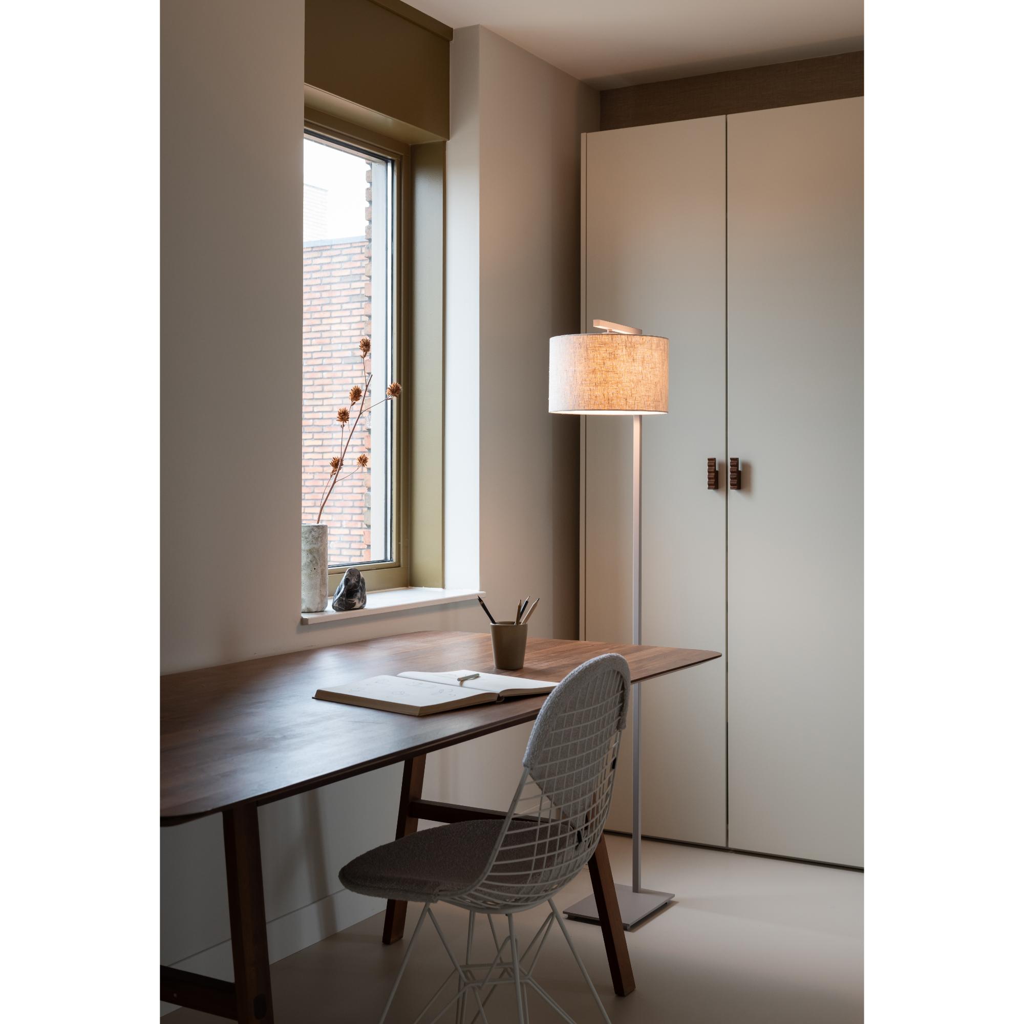 it's about RoMi Boston Vloerlamp Ø 32 cm - Bruin / Zand