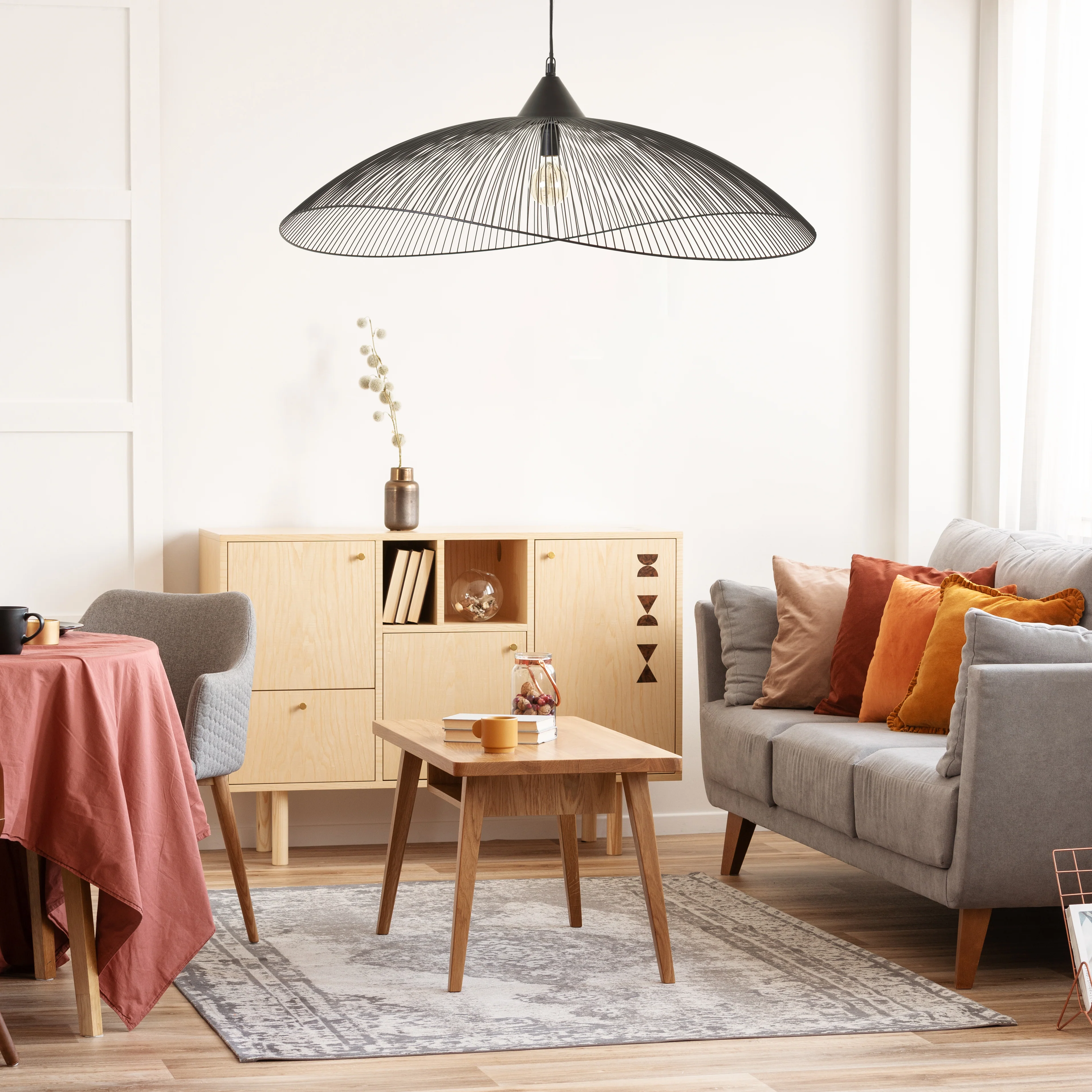 SEYNAVE Suspension KASTELLI XXL coloris noir 28,5 x 100 cm