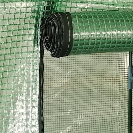 NNEVL Greenhouse with Steel Frame 0.5 m? 1x0.5x1.9 m