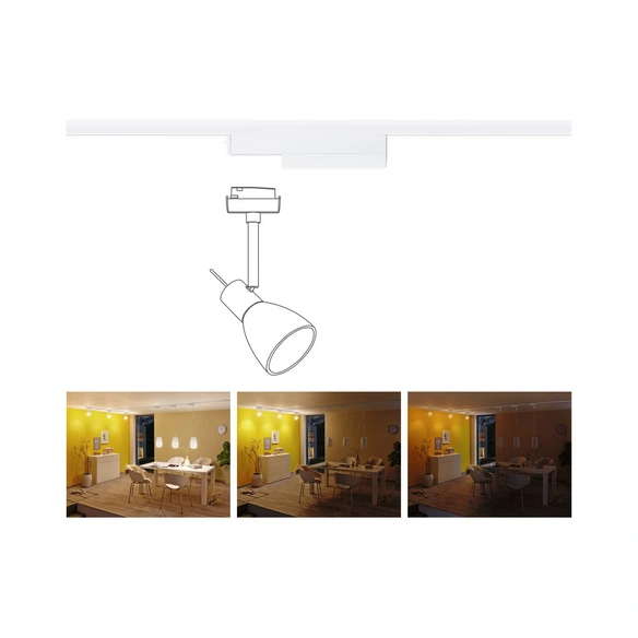 Adapter »URail«, 20 W, Kunststoff, weiß