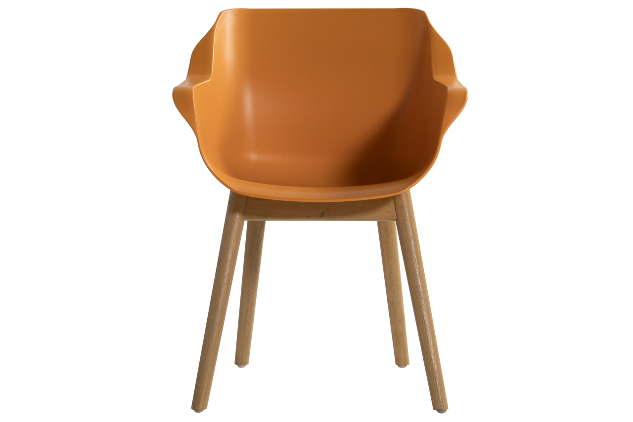 Hartman Tuinstoel Sophie - Oranje/Naturel - Set Van 2