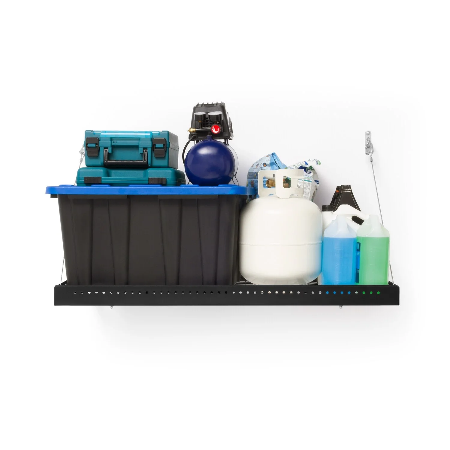 NewAge Products Pro Series 2 ft. x 4 ft. Wall Mounted Steel Shelf (Set of 6)