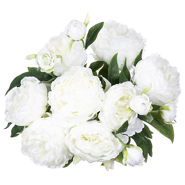 Bouquet de 13 pivoines artificielles - H50 cm - Atmosphera
