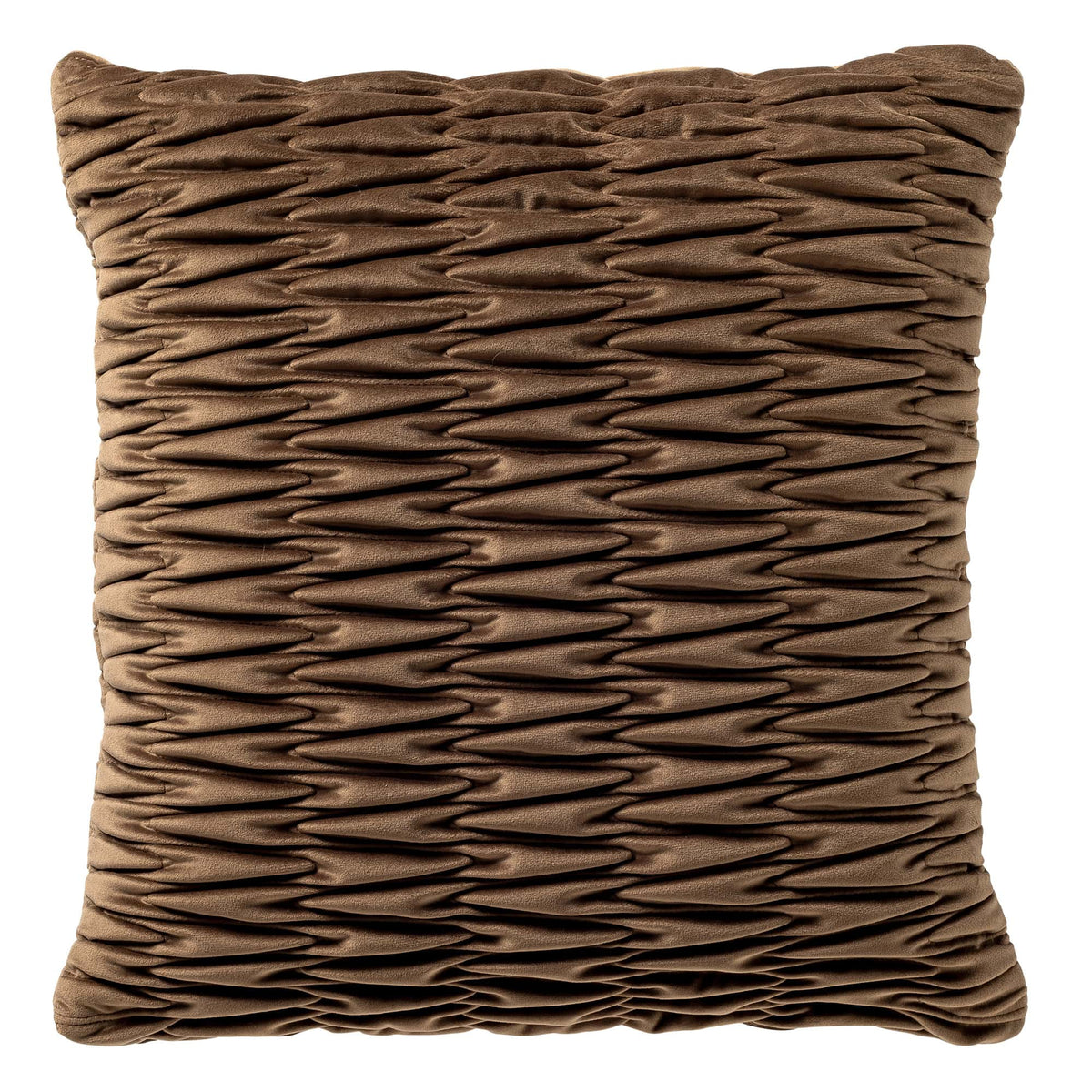 HALINA | sierkussen 43x43 cm | Coca Mocha | Hoii | met duurzame kussenvulling