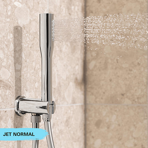 Pack mitigeur bain thermostatique GROHE Grohtherm 2000   Douchette 1 jet Vitalio Get Stick   Flexible