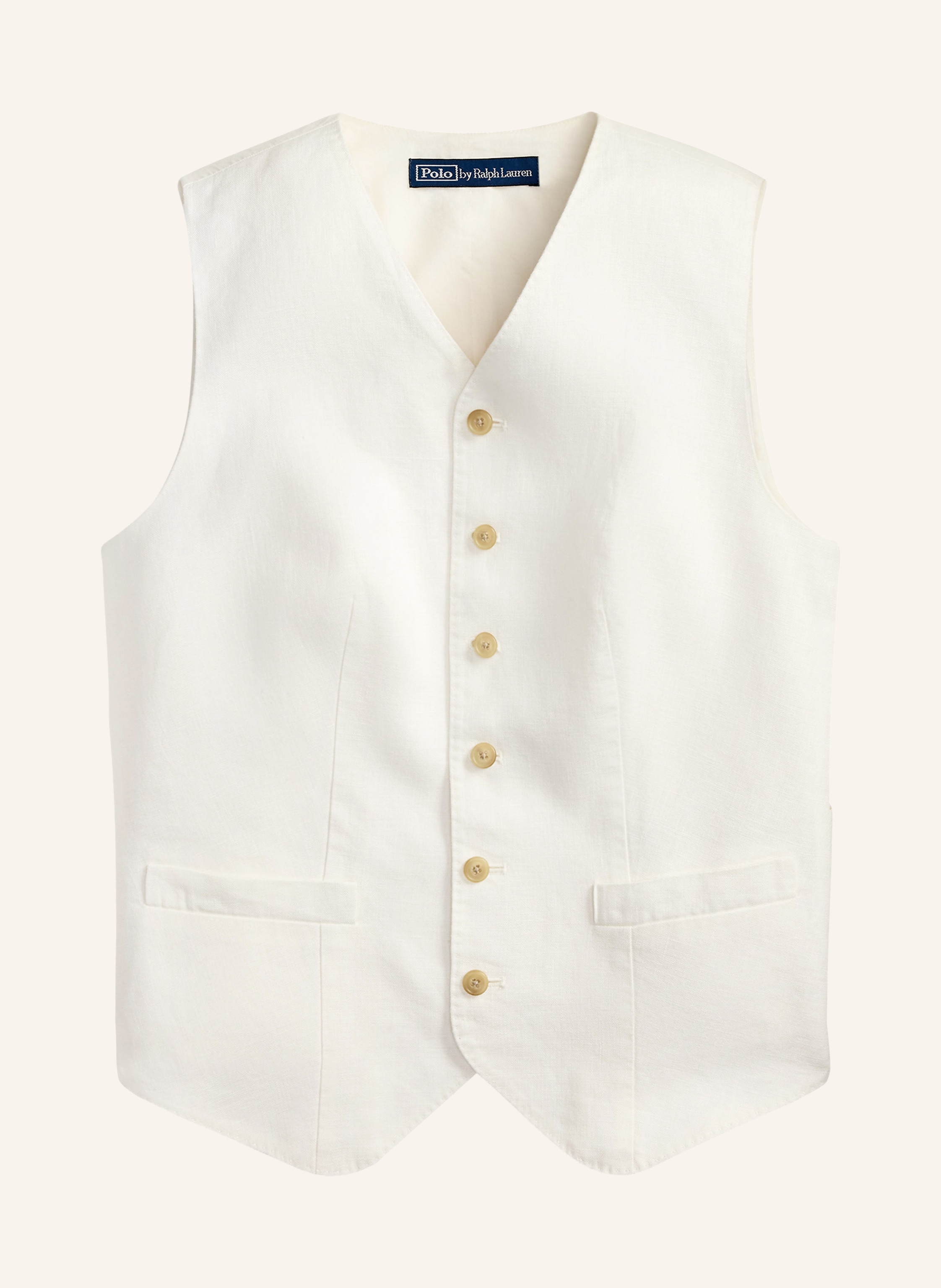 POLO RALPH LAUREN Blazerweste mit Leinen