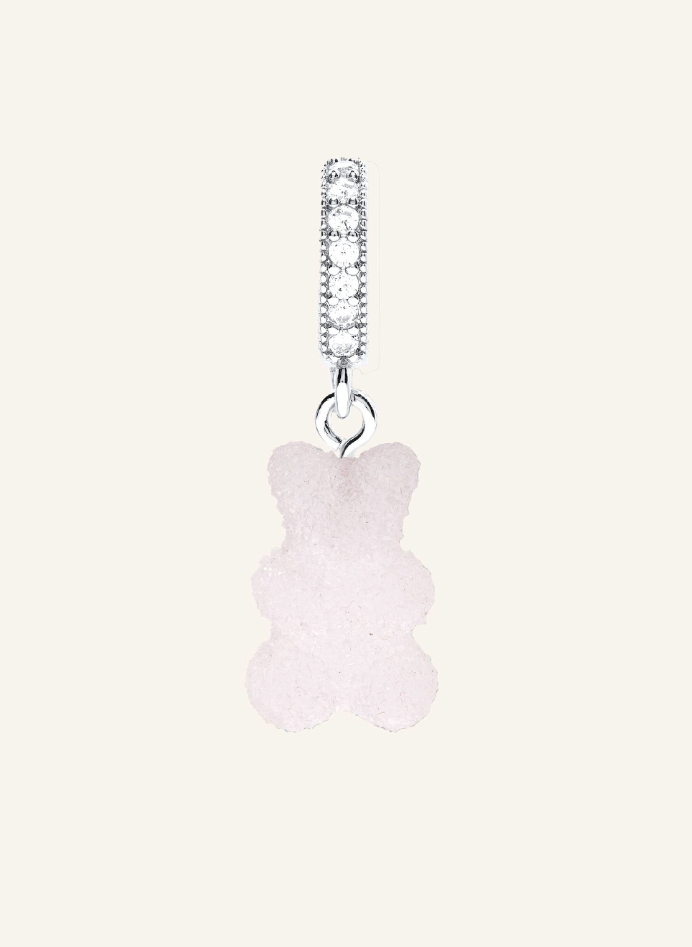 CRYSTAL HAZE Anhänger FIZZY NOSTALGIA BEAR STRAWBERRY PAVE by GLAMBOU