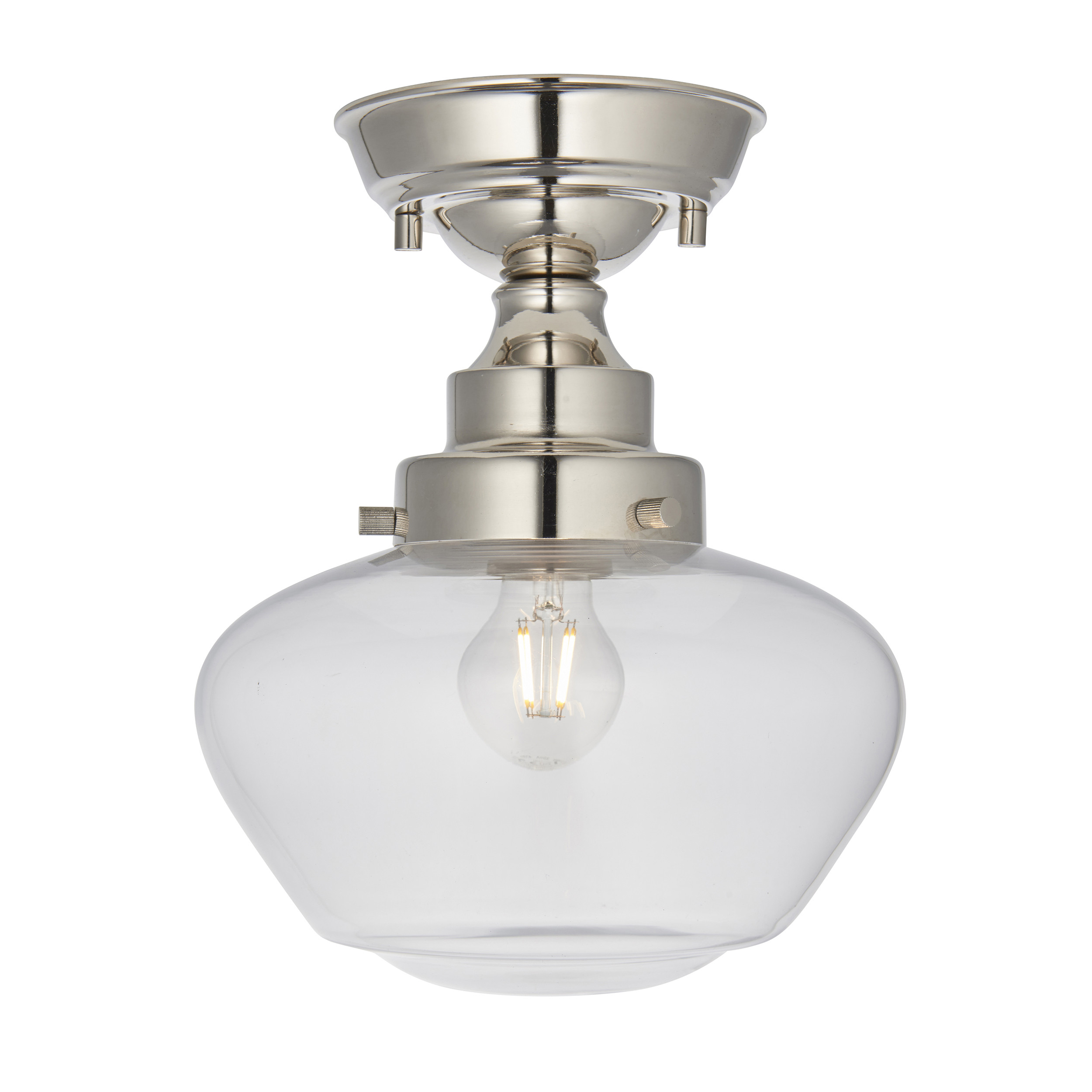 Lampa wisząca CAMBERLEY niklowa 1xE27x20W wym:31x25x25cm IP20 Endon