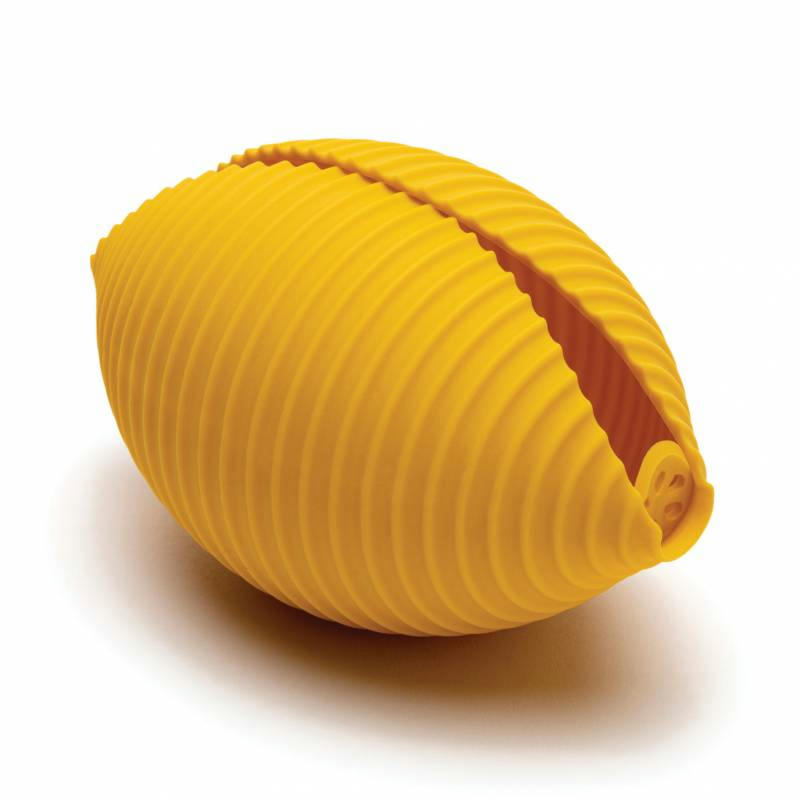 CONCHIGLIE - Presse citron en silicone jaune