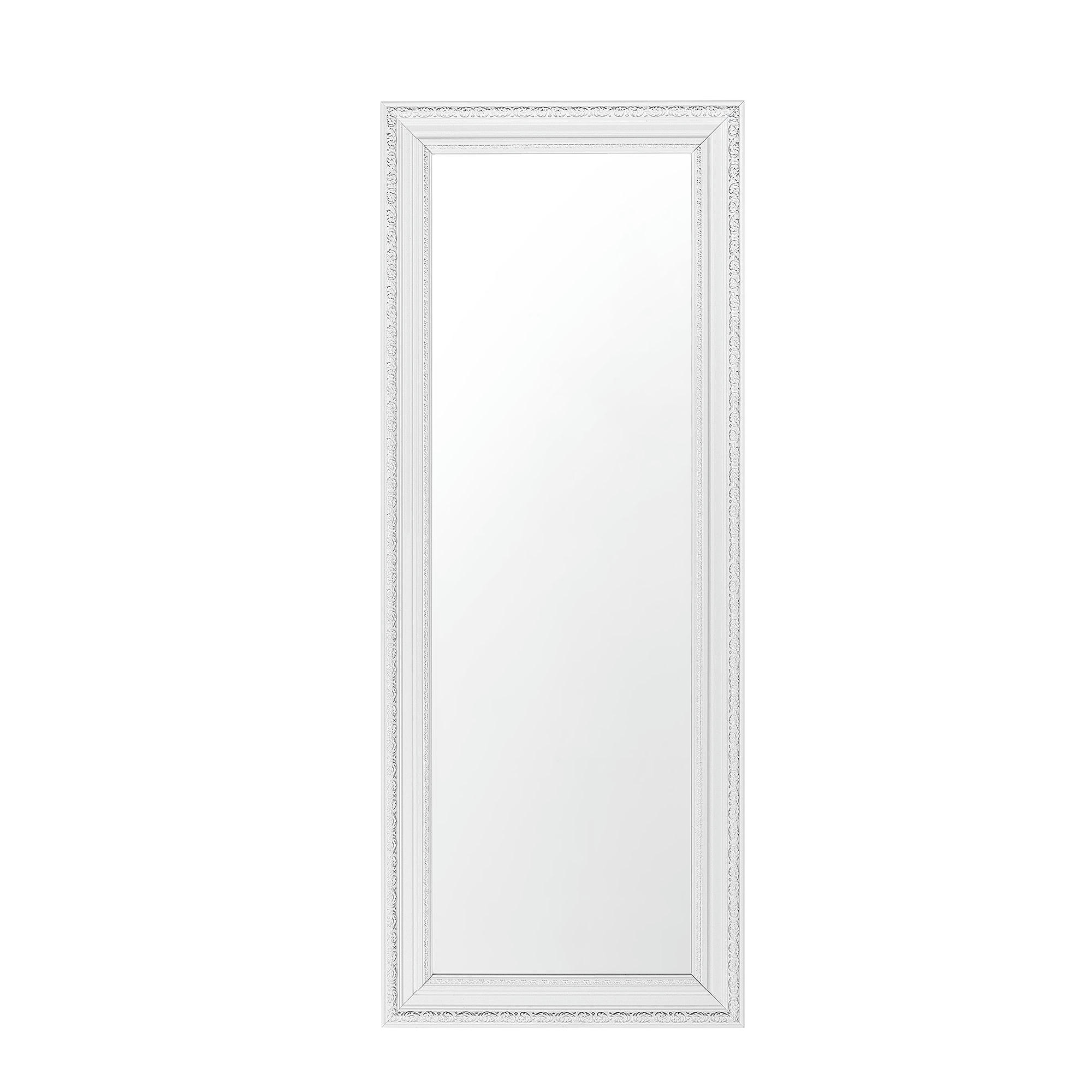 VERTOU - Miroir en matériaux synthétiques blanc 130x50