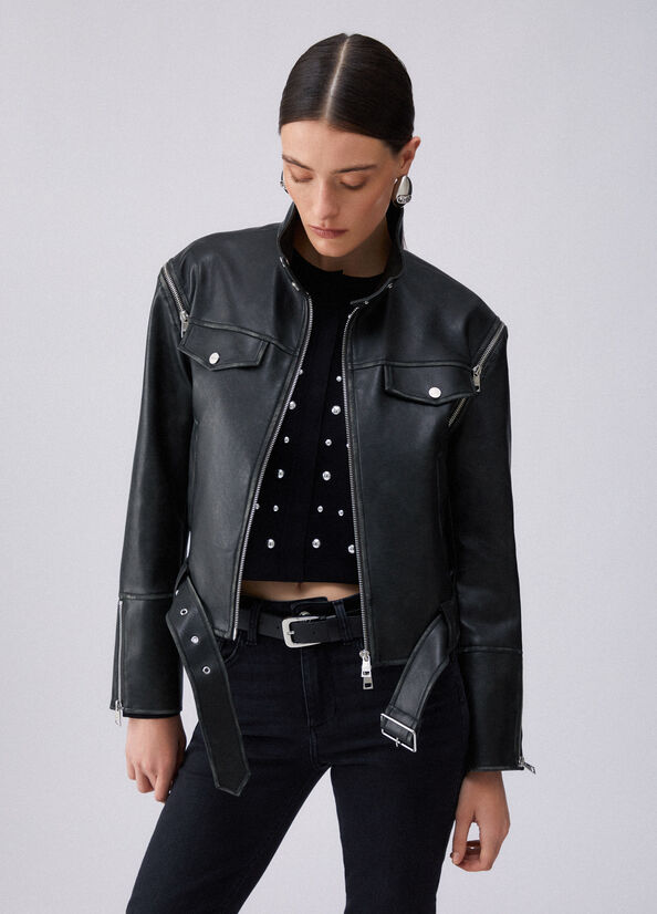 Giacca con maniche removibili