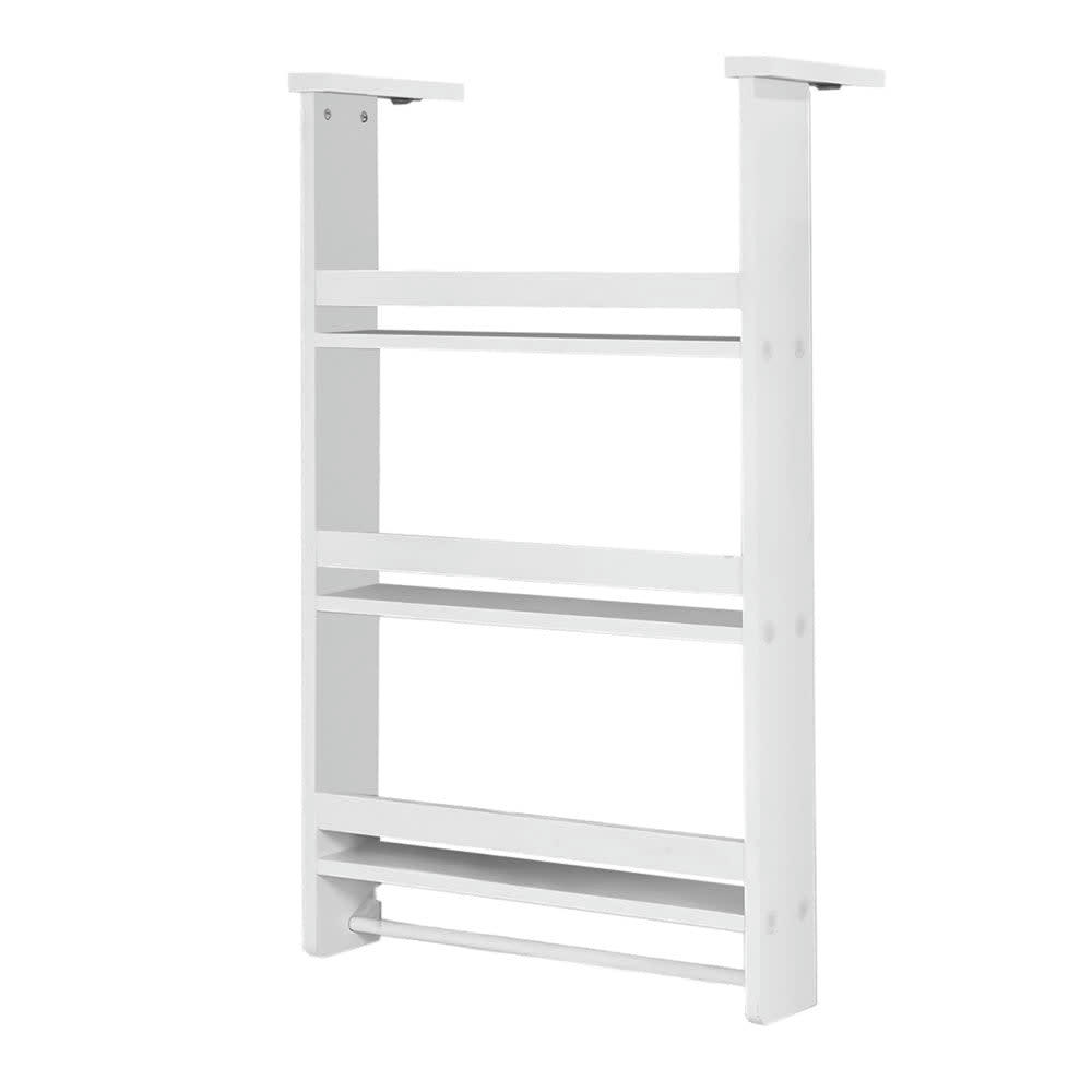 - Étagère blanche à suspendre pour réfrigérateur en bois