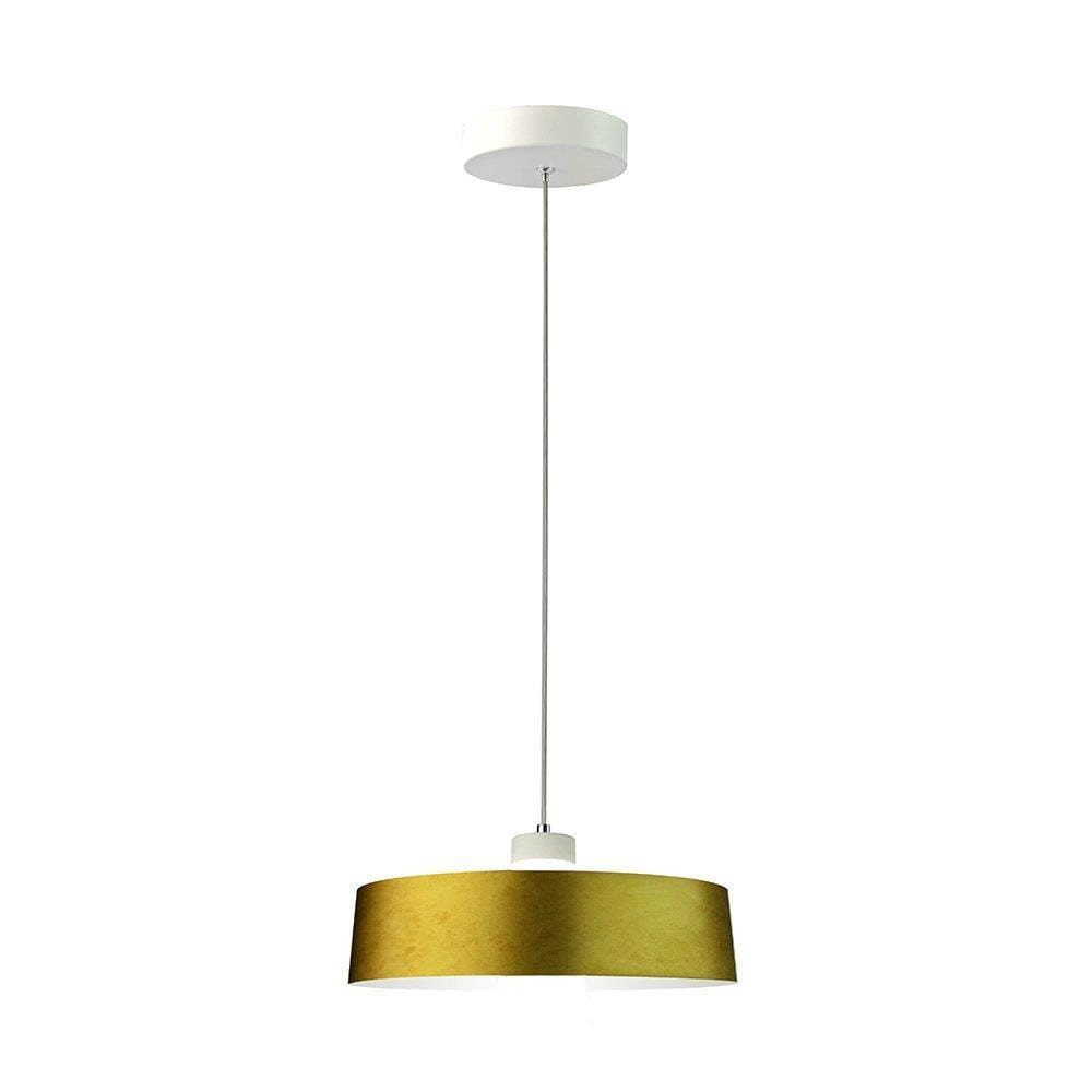 Lampa wisząca VT-766 złota LED 1x7W Neutralna biel 400lm V-TAC