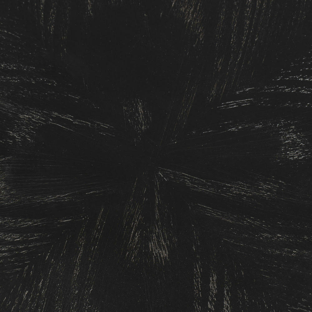 FABIO - Table d'appoint ronde en bois D50cm noir