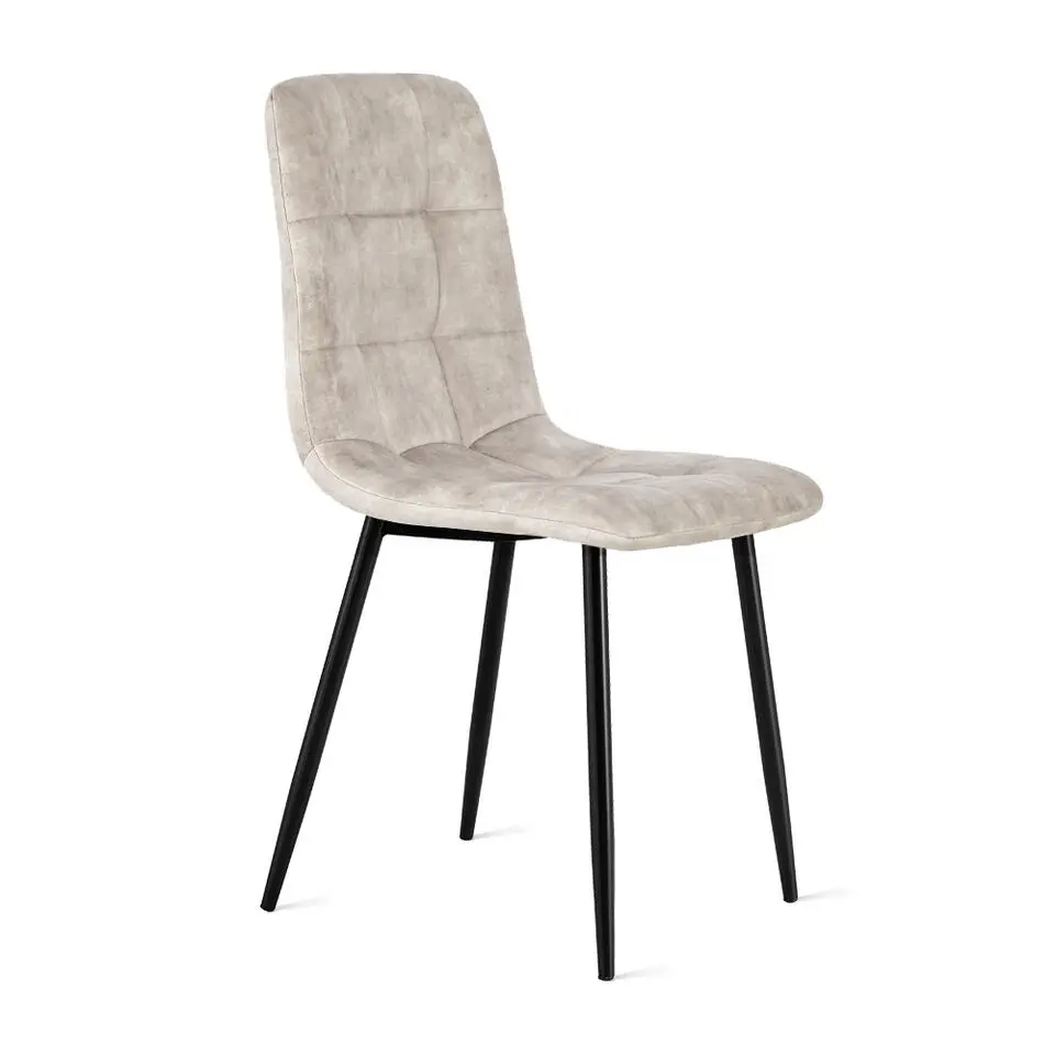 2x Eetkamerstoel Yerevan - Velvet Taupe Naturel