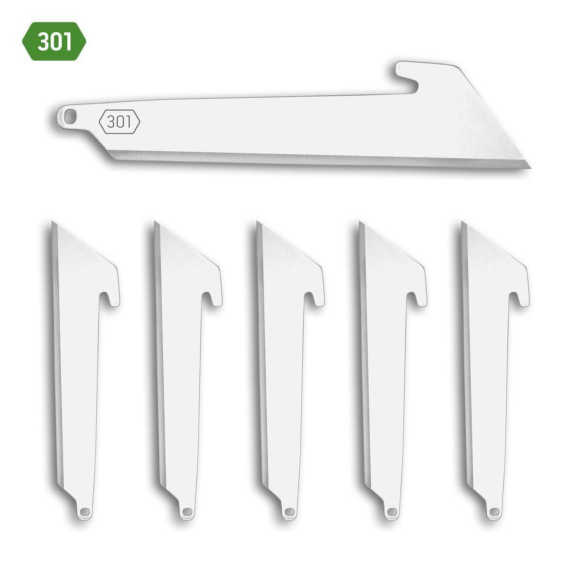 Outdoor Edge RazorSafe Utility Blade Pack, 3.0-in, 6-pk