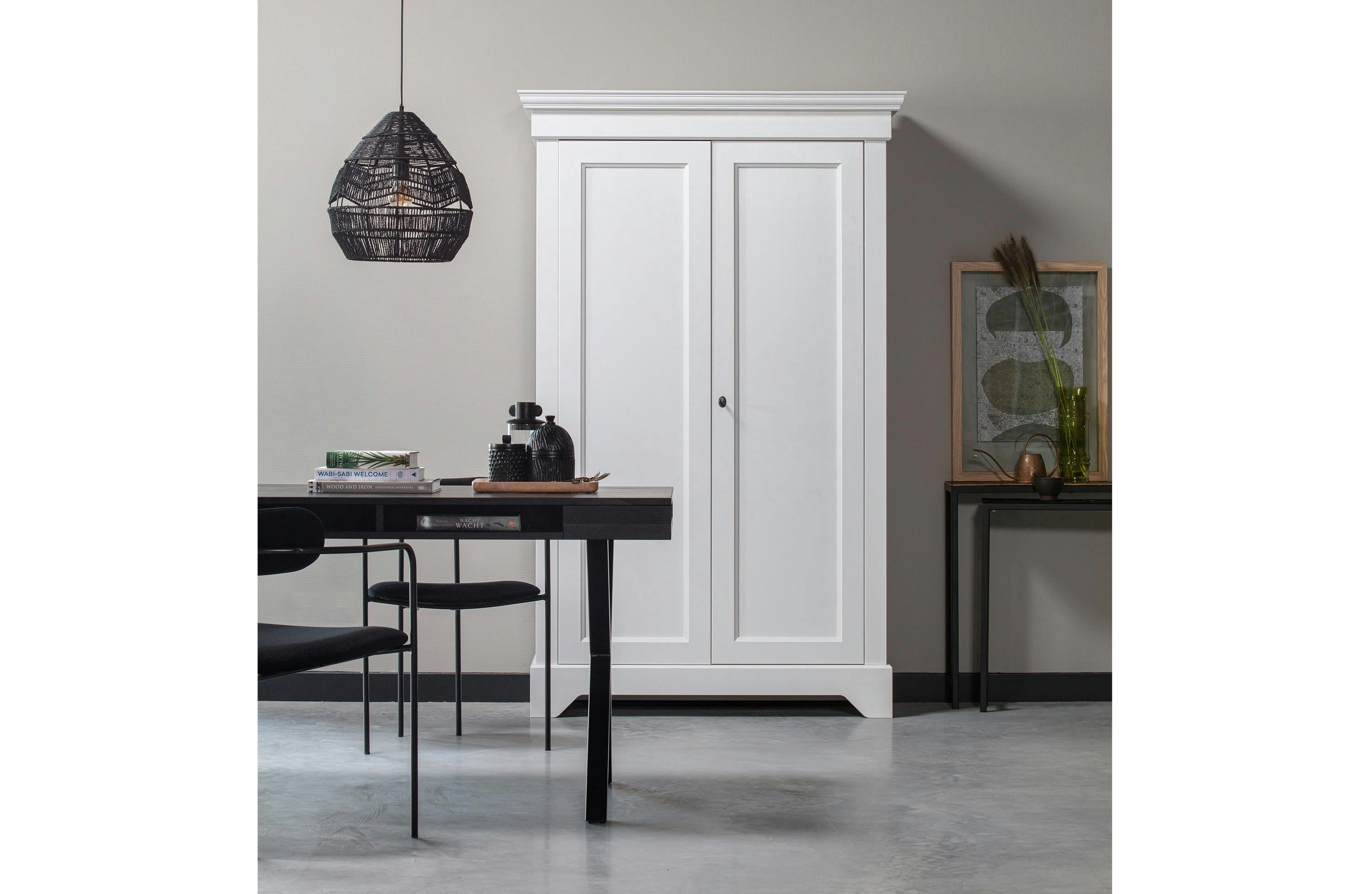 ADELAIDE - Suspension en corde de papier noir