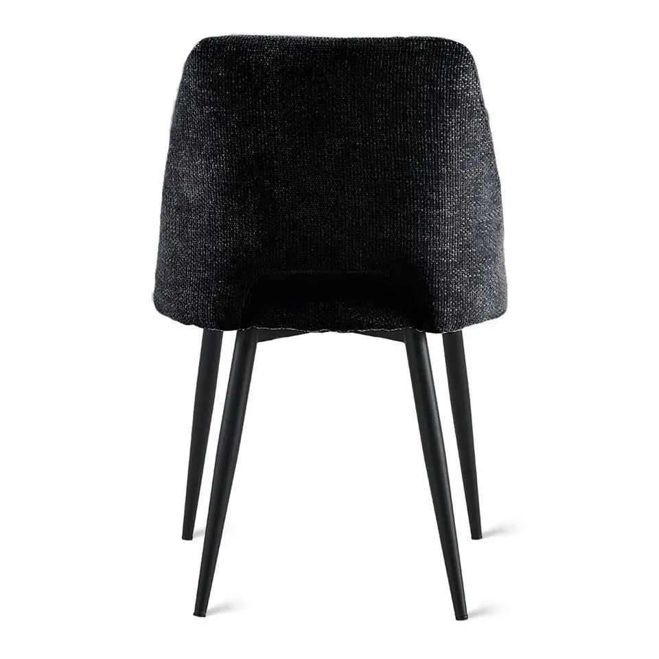 2x Eetkamerstoel Monta - Antraciet (Set van 2)