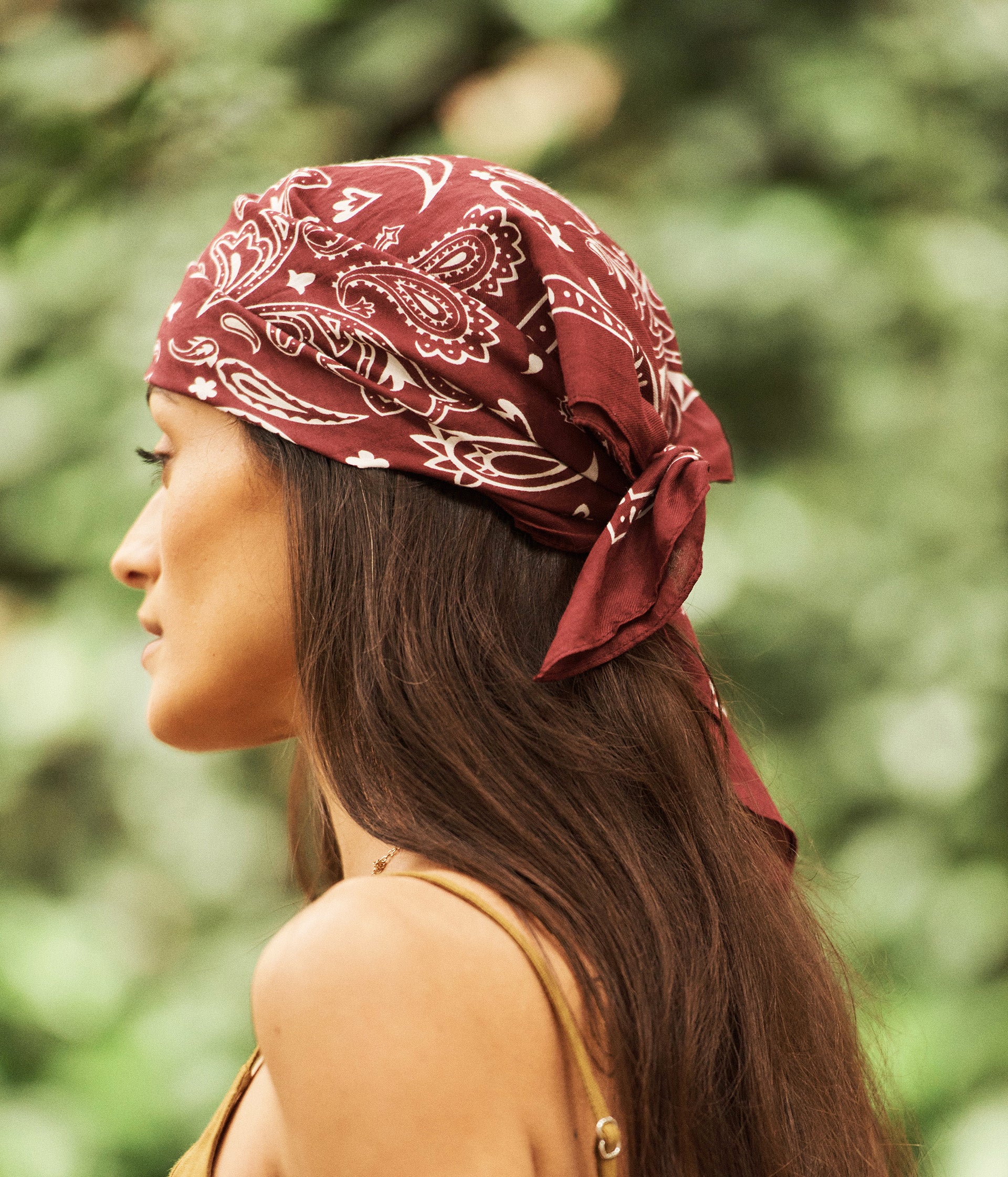 Foulard bandana prune Forest