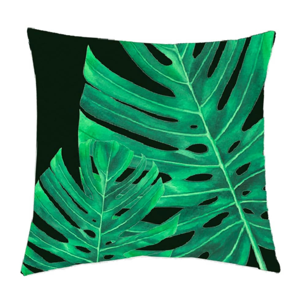 FEUILLES - Housse pour coussin à garnir feuilles 40x40