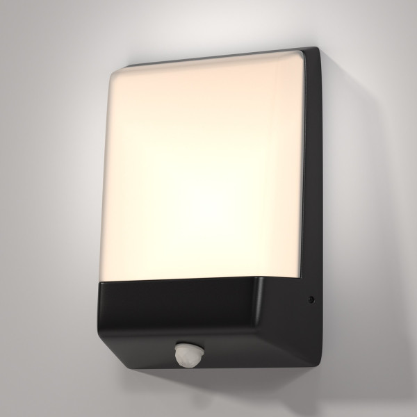 Kinkiet zewnętrzny Row z czujnikiem grafitowy LED 1x9W 500lm IP44 Maytoni