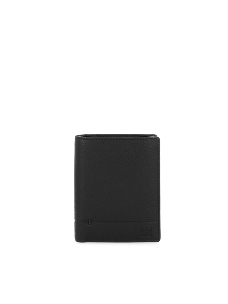 Classic black leather wallet