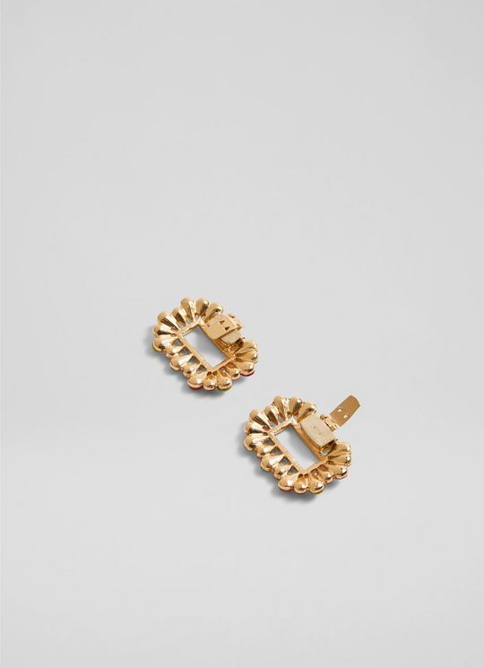 Kyra Pink Gold Plated Shoe Clip