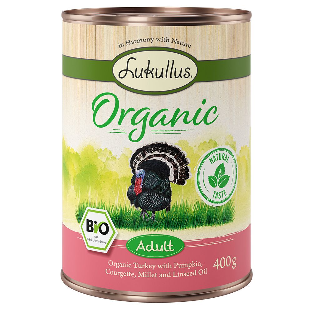 Lukullus Organic Adult Turkey with Zucchini