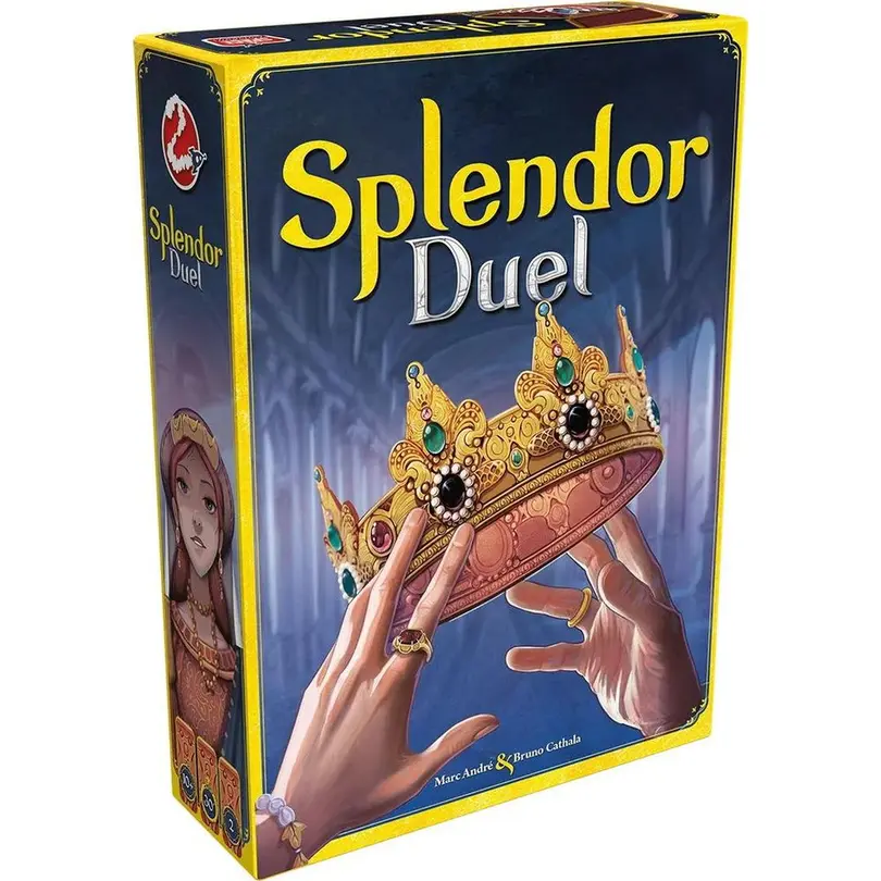 Strategiespiel Set bestehend aus verschiedenen Artikeln Splendor Duel