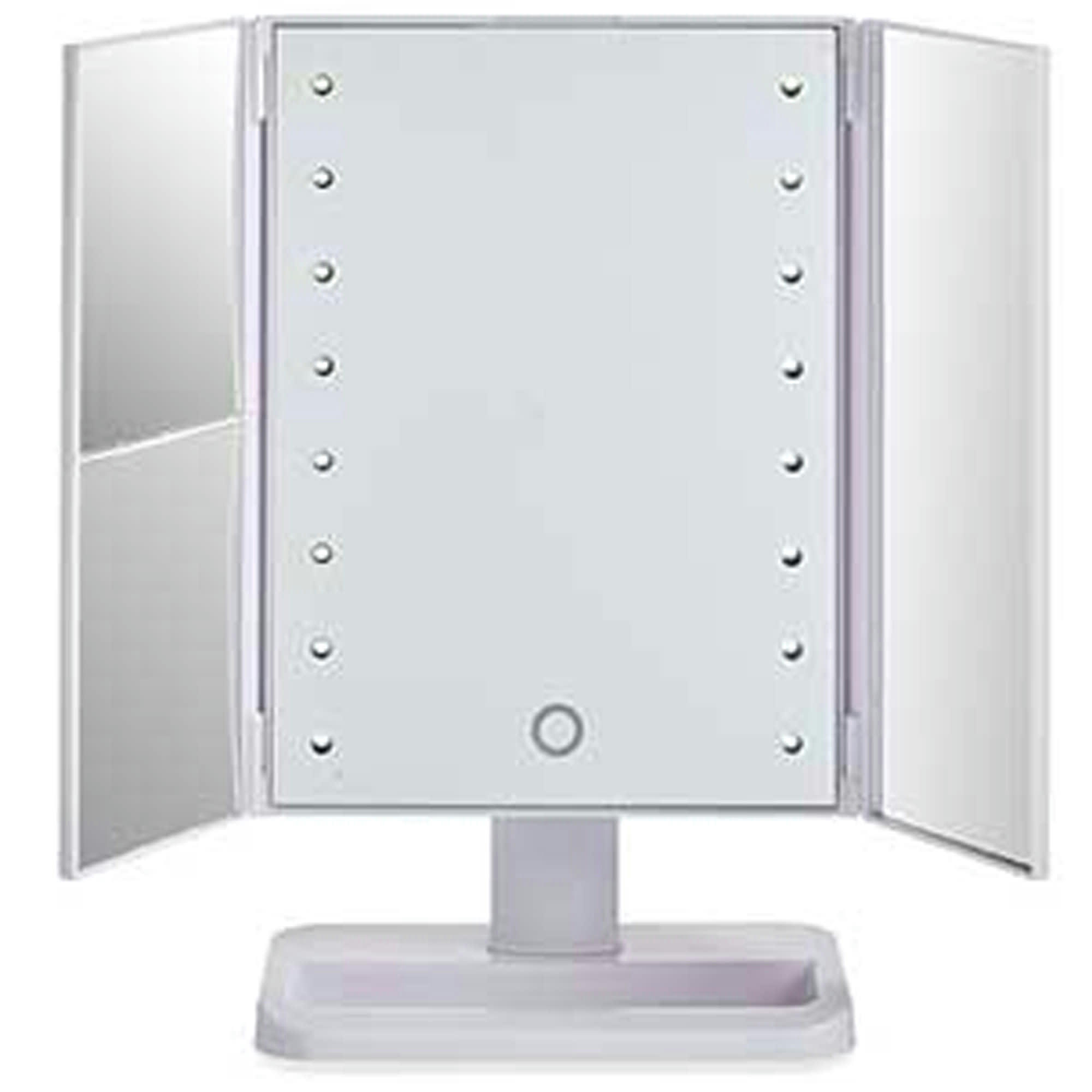 - Miroir grossissant lumineux sur pied tryptique