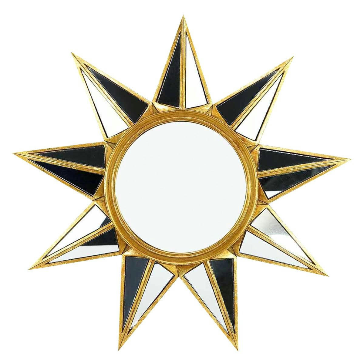 - Miroir étoile 9 branches -34.000x2.000 cm - Or - Polyrésine