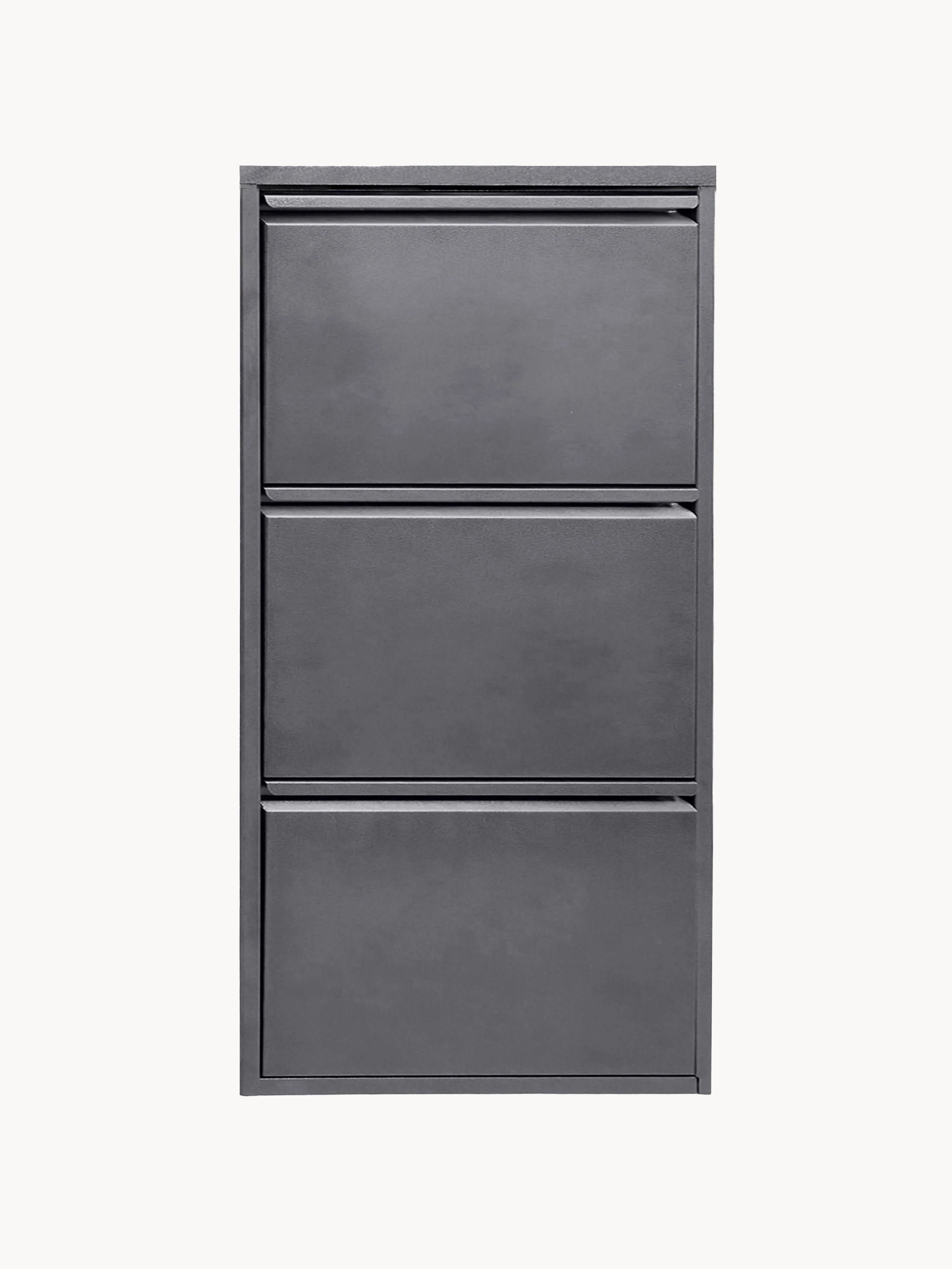 Wand-Schuhschrank Caruso mit Klappfächern
