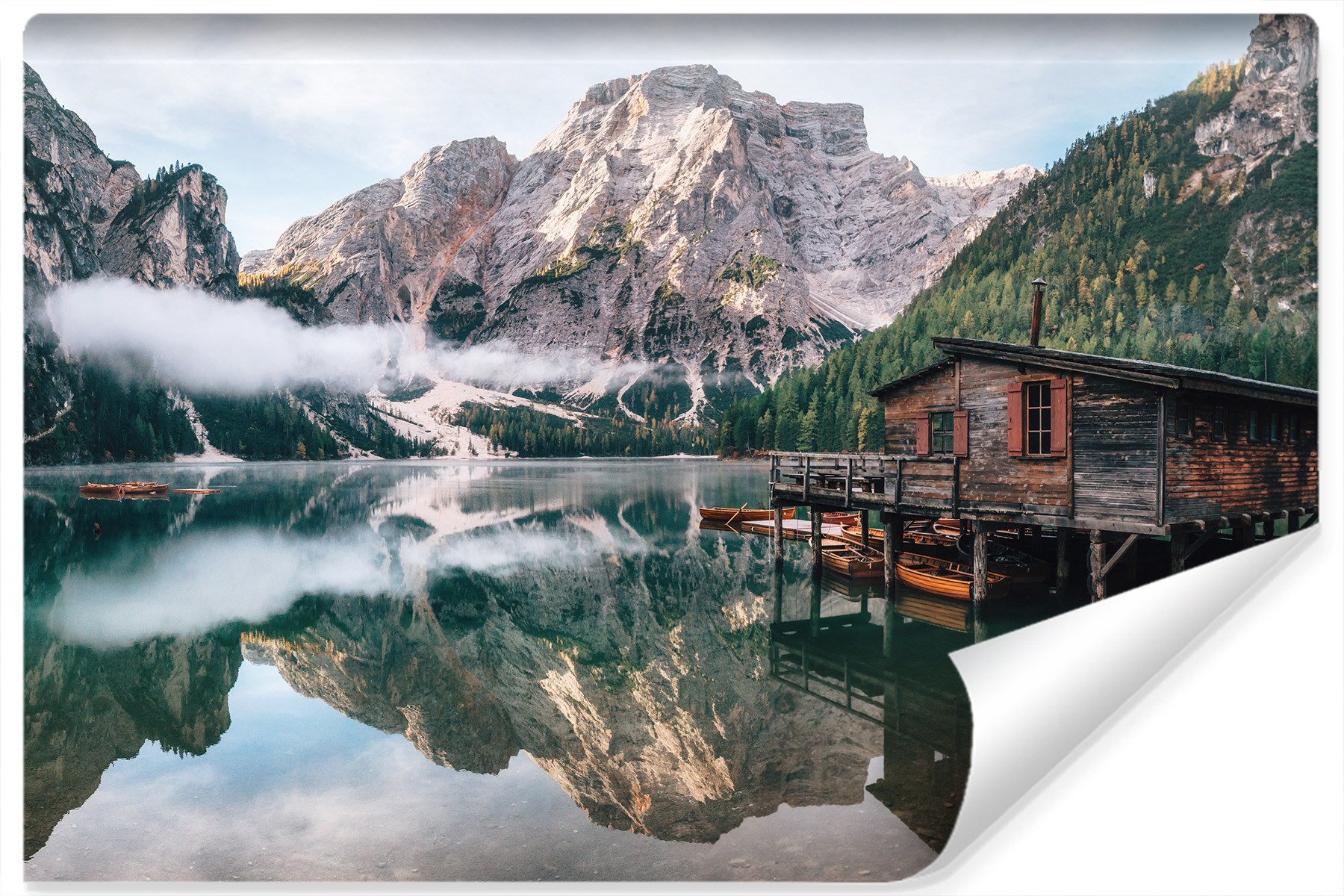 Fototapeta Ścienna Górskie JEZIORO Natura 90x60cm