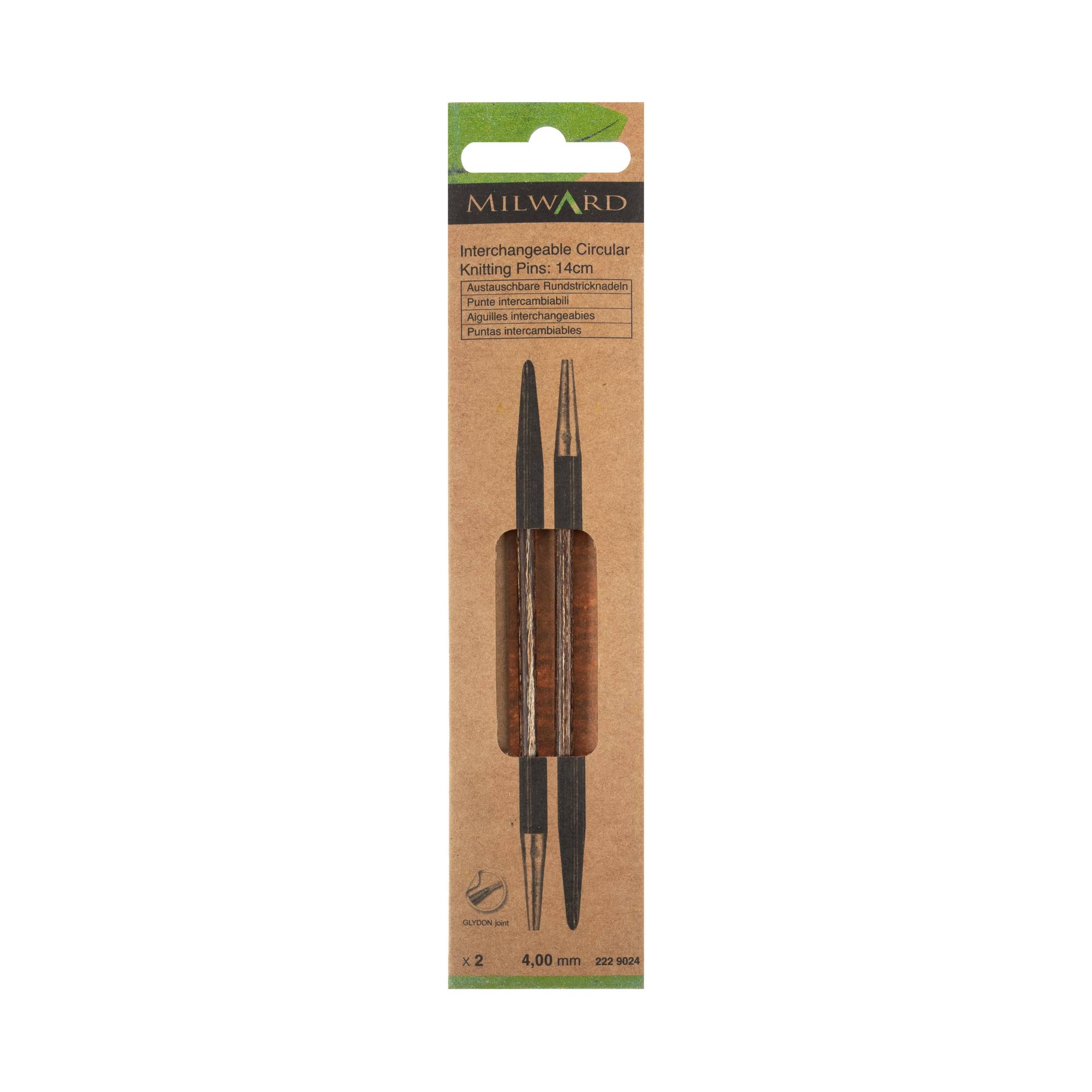 Milward 4mm Circular Interchangeable Knitting Needles