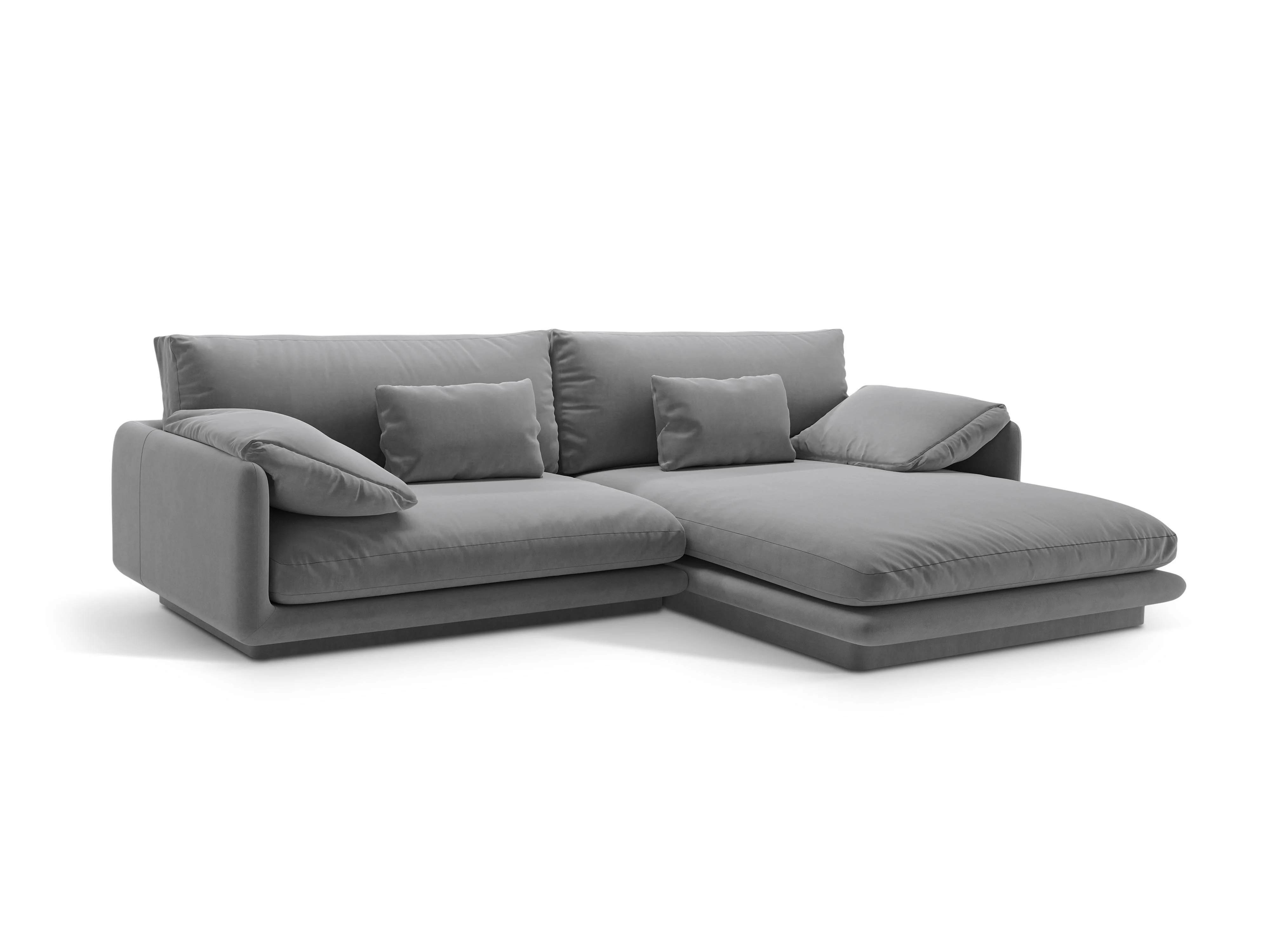 4-zits hoekbank Torino rechts velvet