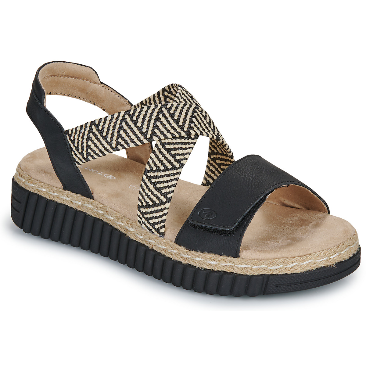 Tom Tailor - SENTO - Black / Beige