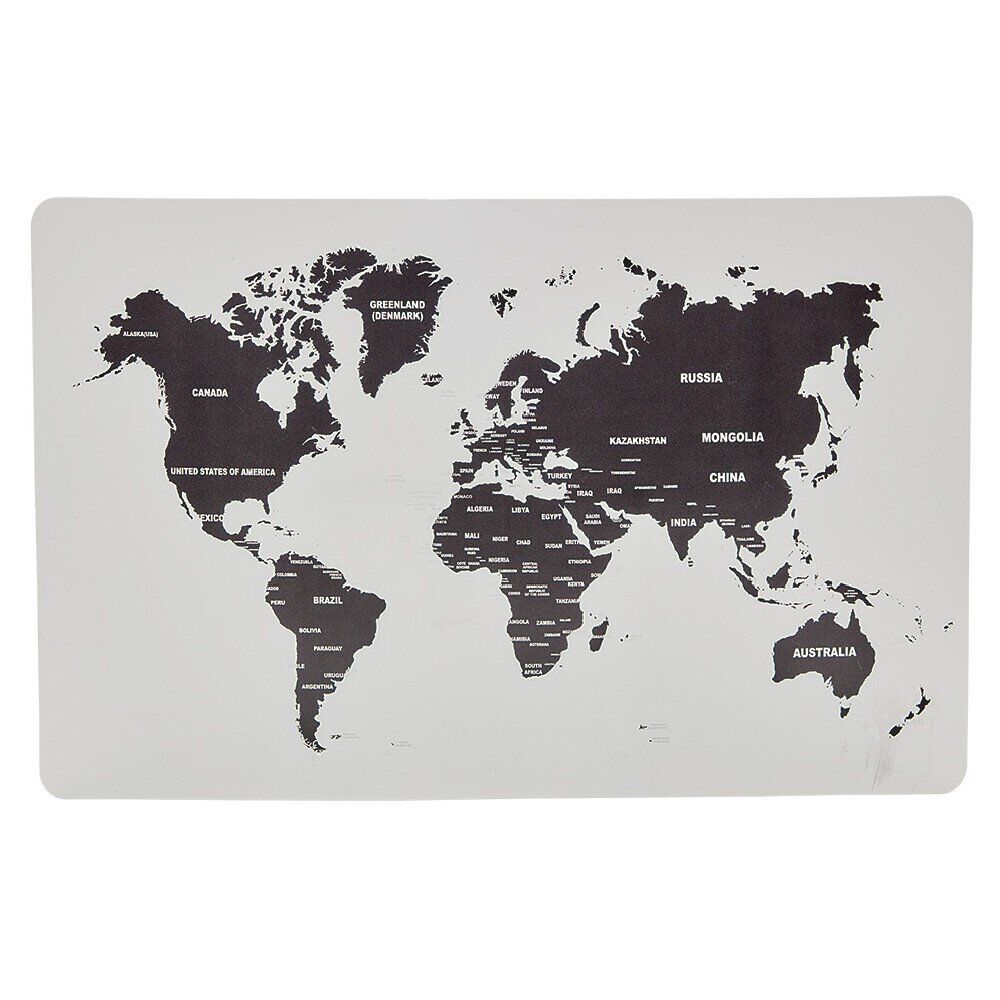 Set de table carte du monde