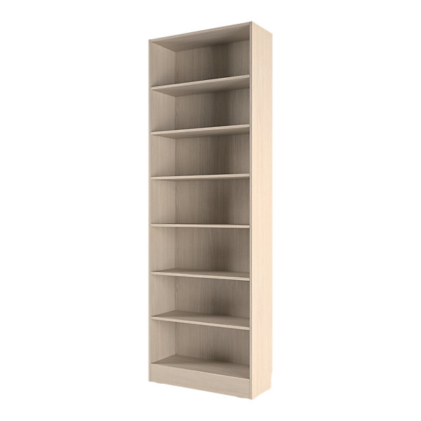 Etagère bibliothèque effet chêne GoodHome Pecan H. 220 x l. 73,8 x P. 29,4 cm
