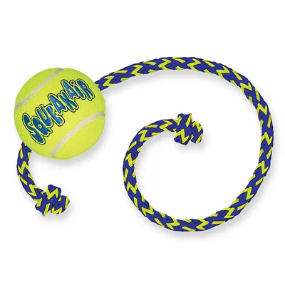KONG SqueakAir Ball with Rope