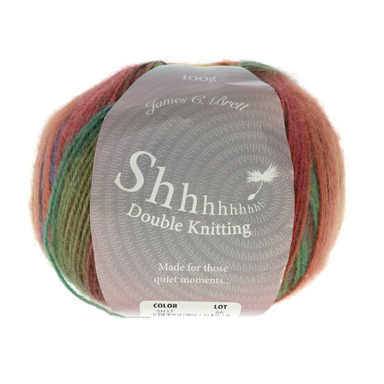 James C Brett Rainbow Shhh DK Yarn 100g