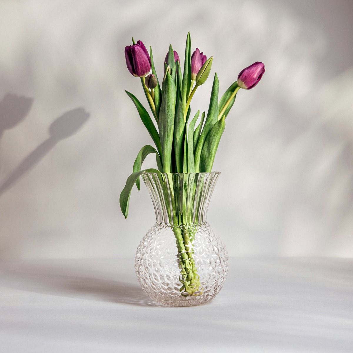 Wazon LIMPID szklany transparentny 14x22 cm