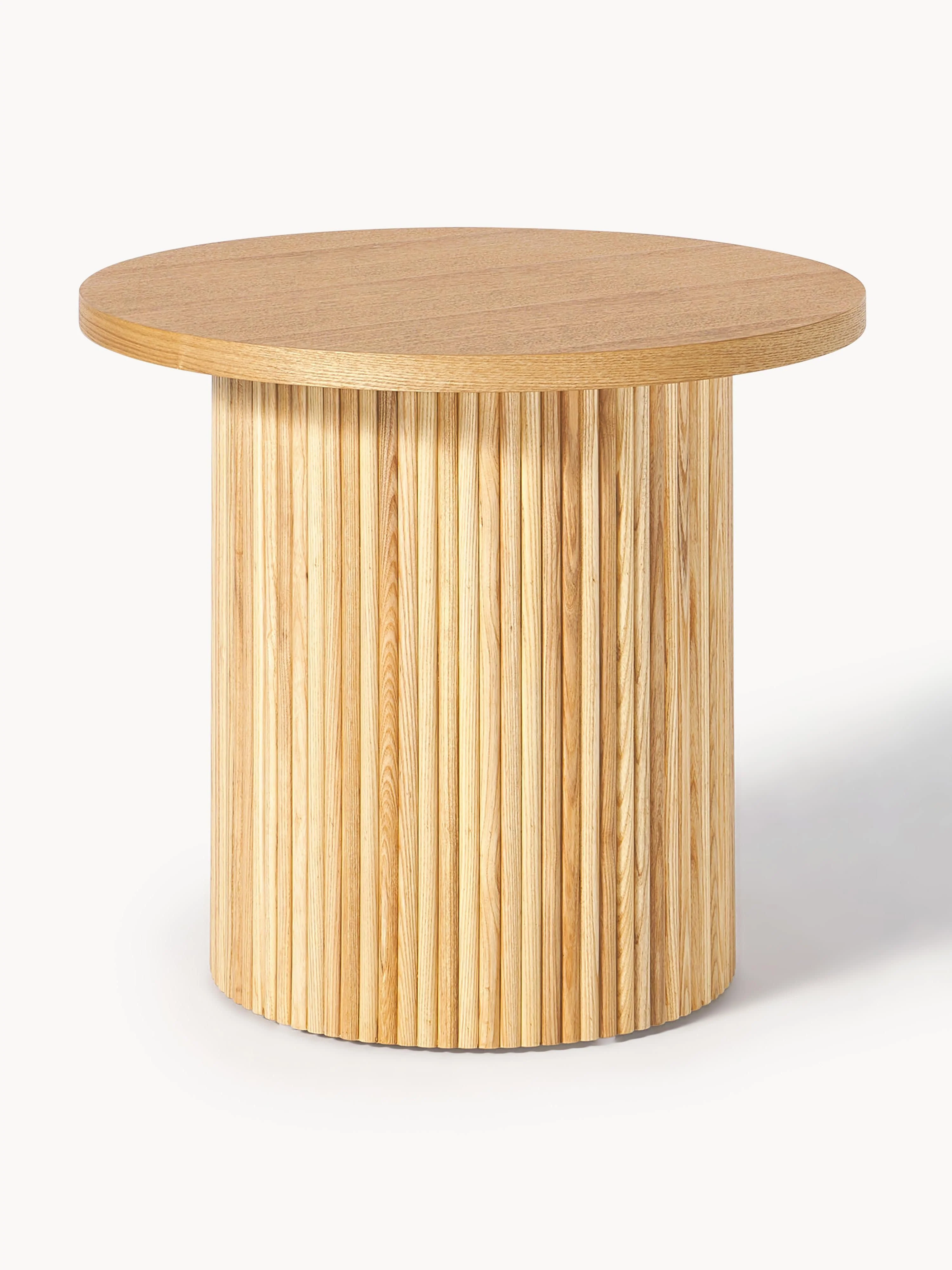 Runder Holz-Beistelltisch Nele