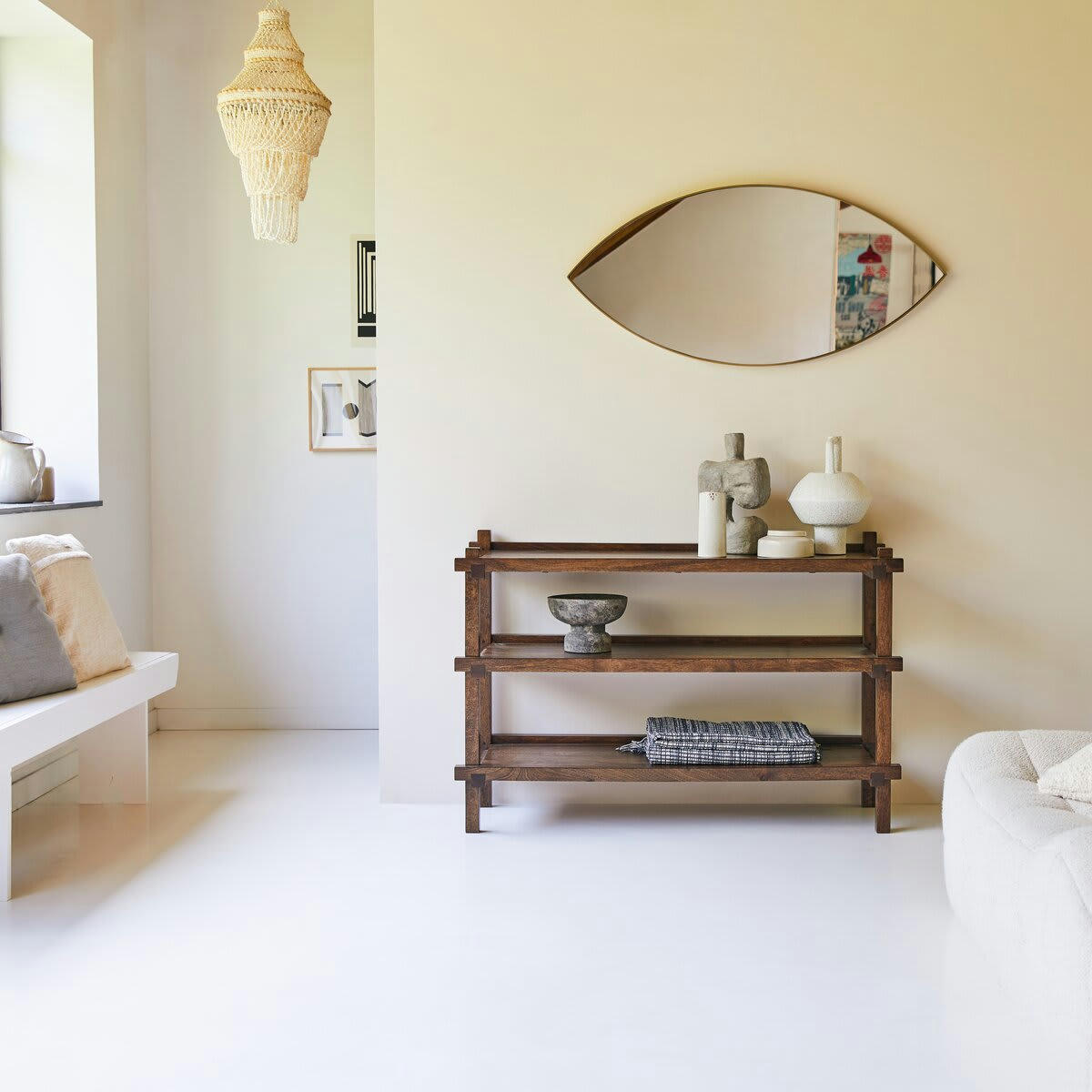 ARKO - Bibliothèque en manguier massif