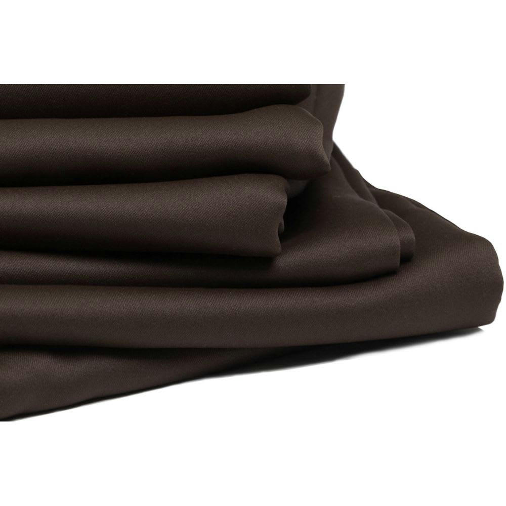 - Rideau occultant marron 140 x 260
