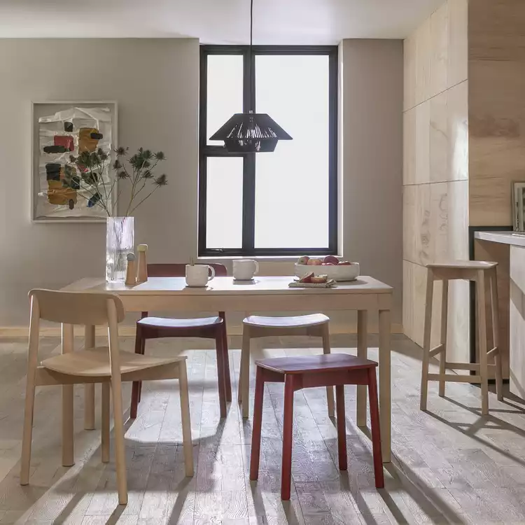 Habitat Nina Solid Birch Dining Chair - Natural